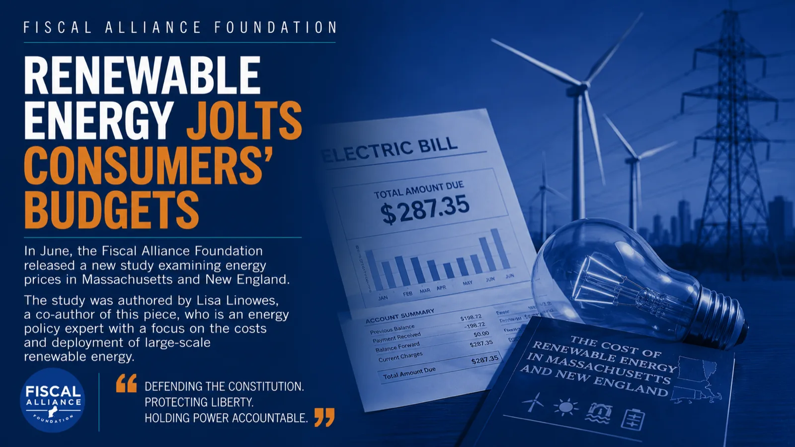 Renewable energy jolts consumers' budgets